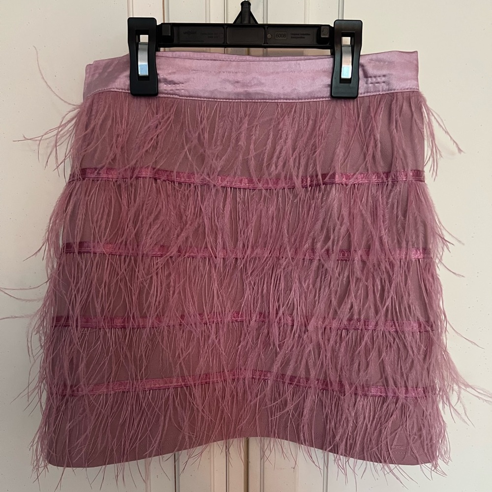 Pink fluffy skirt